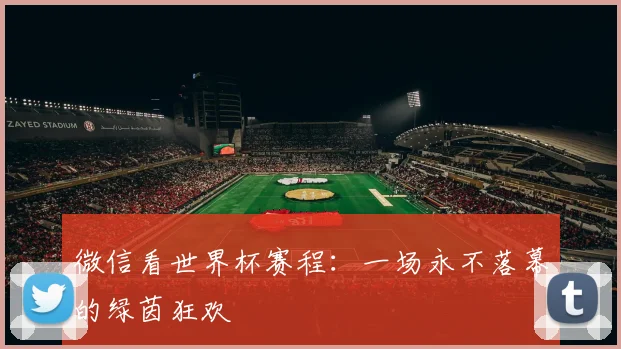 微信看世界杯赛程：一场永不落幕的绿茵狂欢
